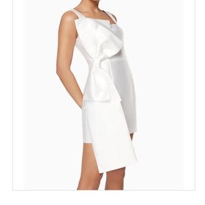Elliatt Corsage Satin Bow Minidress M Wedding